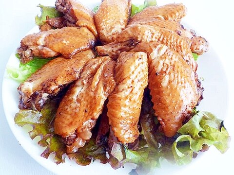 圧力鍋でしっとり柔らか 手羽先のコーラ煮